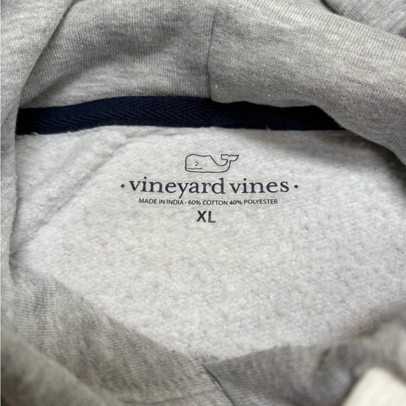 Vineyard Vines Heather Gray Sweatshirt with Logo - Picture 7 of 8